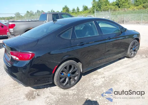 2015 Chrysler 200 S z USA, uszkodzony, nr VIN 1C3CCCDG3FN615834